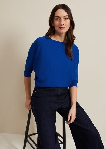 Phase Eight Cristine Knitwear Deep Blue USA | 6391524-AI